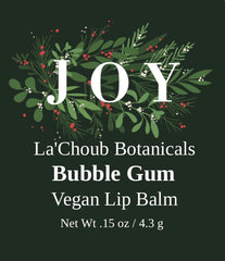 Bubble Gum Flavored Lip Balm (Vegan)