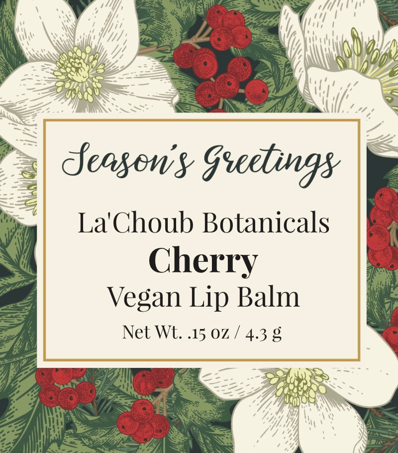 Cherry Flavored Lip Balm (Vegan)