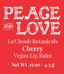 Cherry Flavored Lip Balm (Vegan)